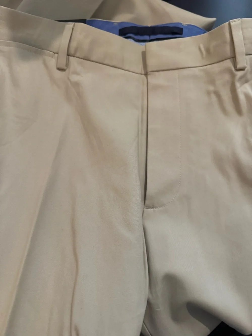 Mens Banana Republic Classic Fit Flat Front Dress Pants New WT 32/32 100% Cotton